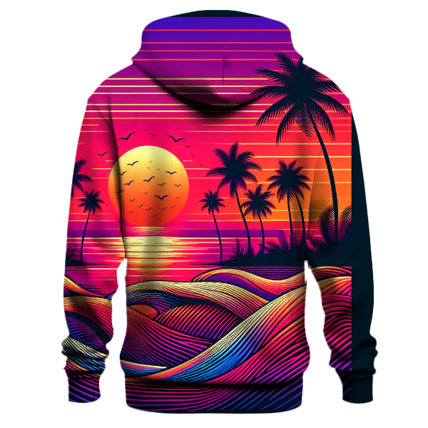 Tropical Sunset Delight Hoodie