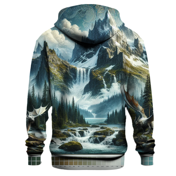 Nordic Mythical Landscapes Hoodie