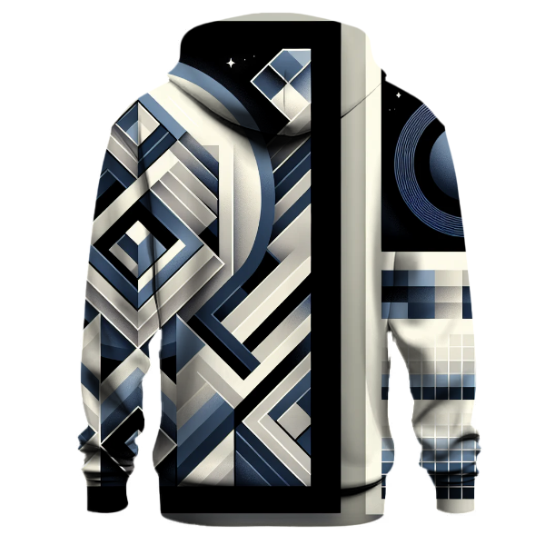 Moonlit Geometric Bliss Hoodie