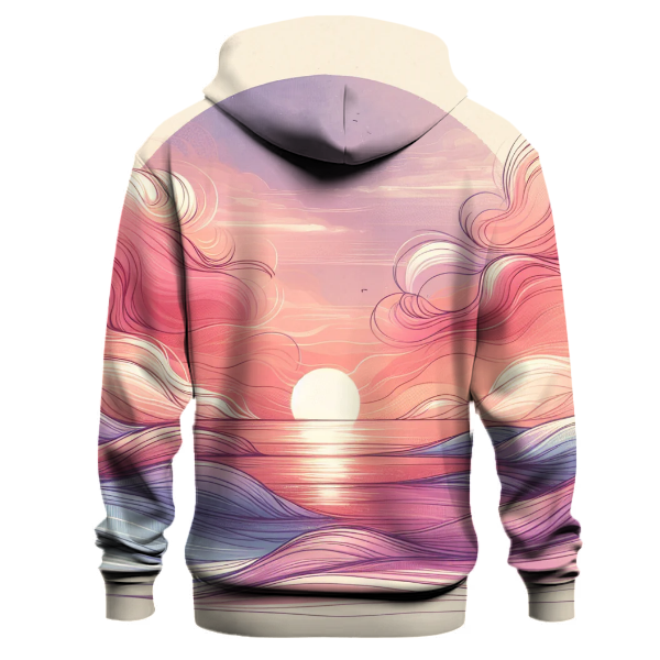 Dreamy Sunset Tie-dye Design Hoodie