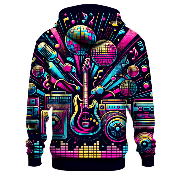 Electric 80s Music Festival Hoodie