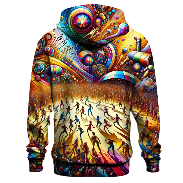Energetic Music Festival Hoodie