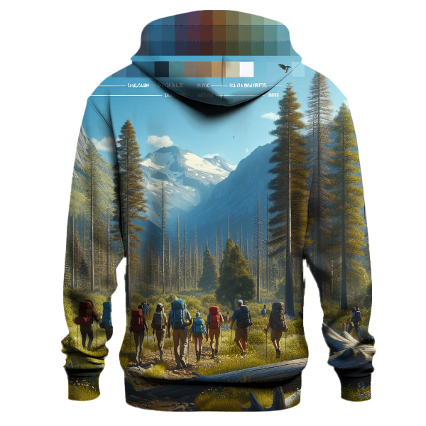 Hiking Mountainscape Hoodie