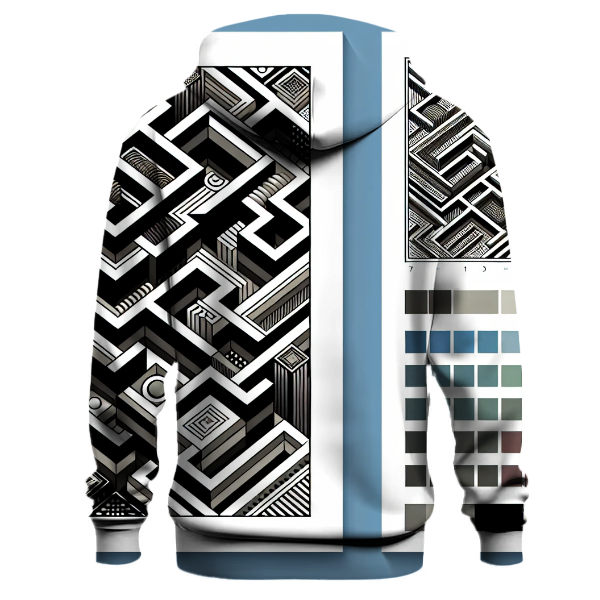 Geometric Illusion Maze Hoodie