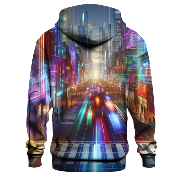 Futuristic Neon Vision Hoodie