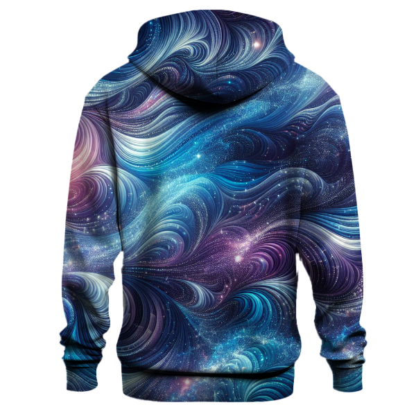 Cosmic Wave Patterns Hoodie