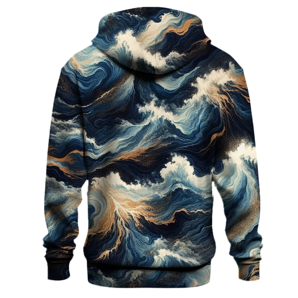 Royal Tidal Wave Hoodie