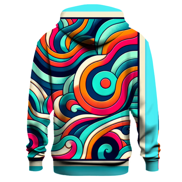Retro Wave Tie-Dye Hoodie