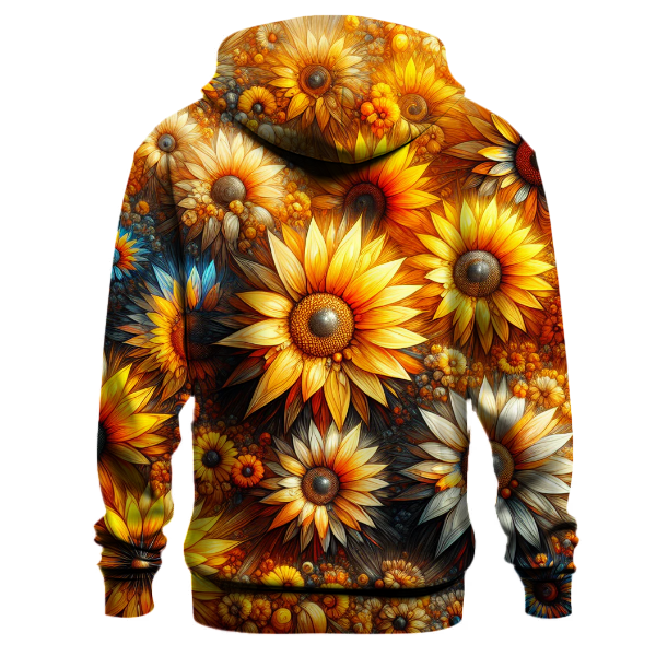 Charming Bohemian Sunflowers Hoodie