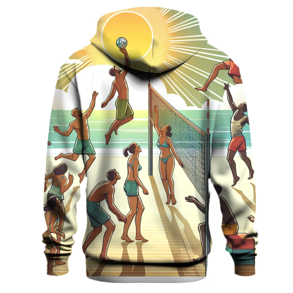 Volleyball Summer Vibes Hoodie