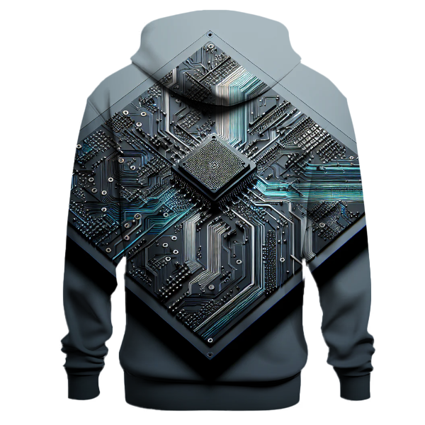 Futuristic Circuit Board Hoodie