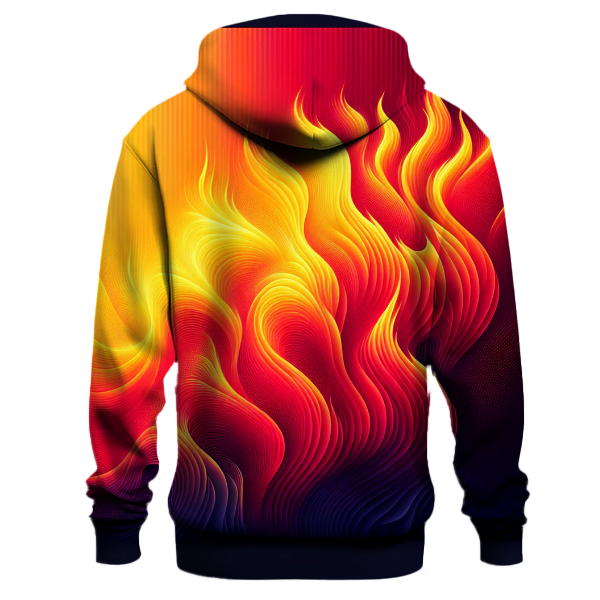 Flame Burst Gradient Hoodie