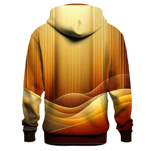 Radiant Gold and Amber Hoodie
