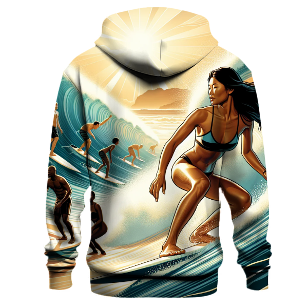 Surfing - Ocean's Embrace Hoodie