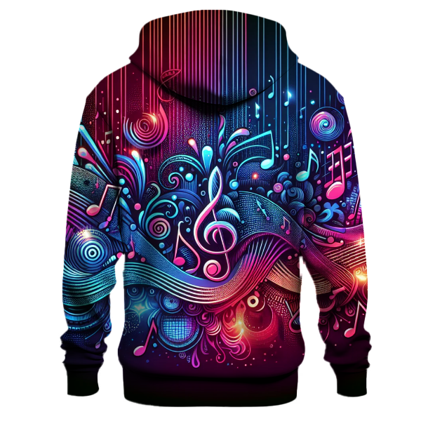 Neon Jazz Vibes Hoodie