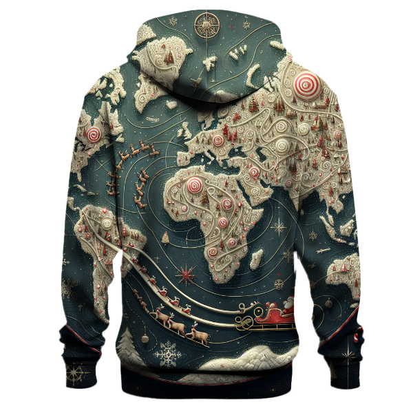 Santa's Magical Map Hoodie