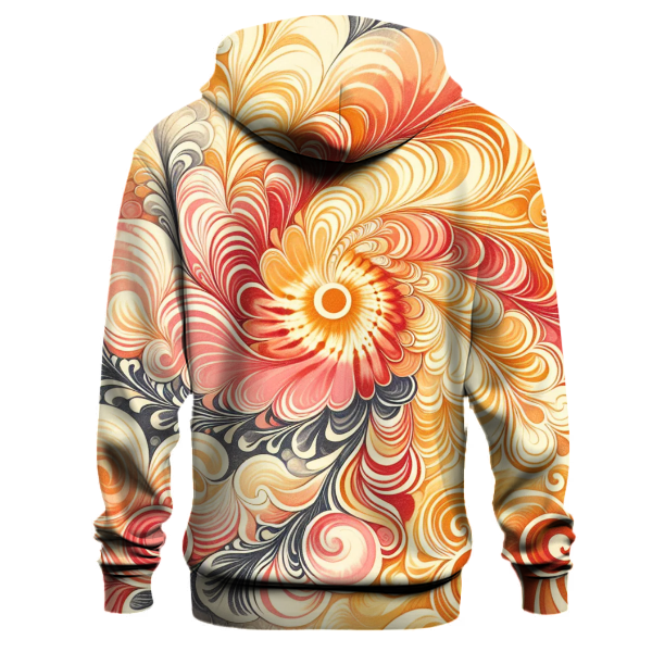 Radiant Sunrise Tie-Dye Hoodie