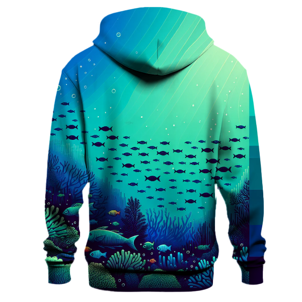Ocean Depths Gradient Design Hoodie