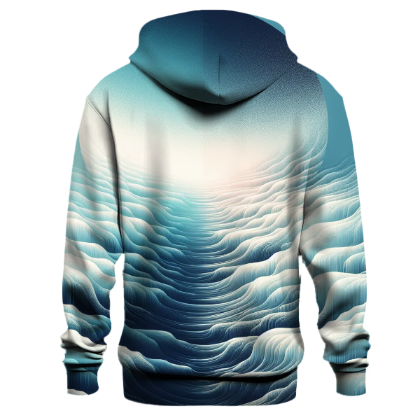 Frosted Ocean Wave Hoodie