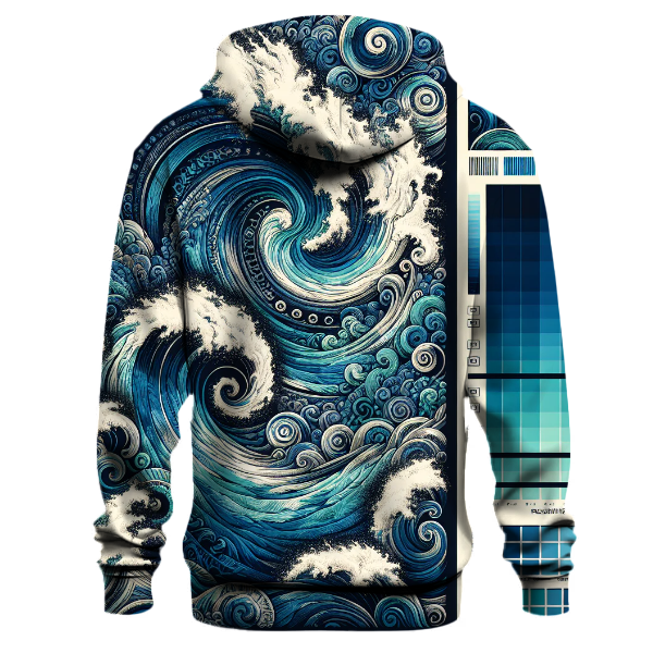 Ocean Wave Flow Hoodie