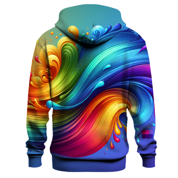Rainbow Fusion Burst Hoodie