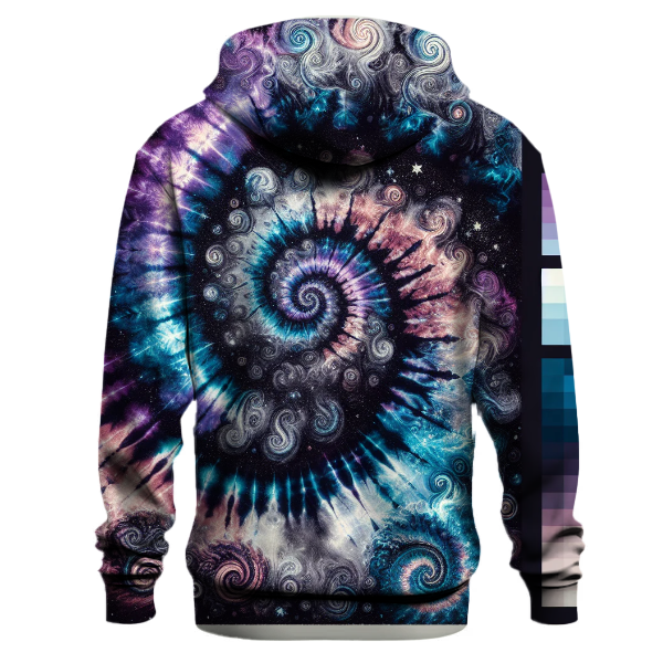 Galactic Traveler Tie-dye Design Hoodie