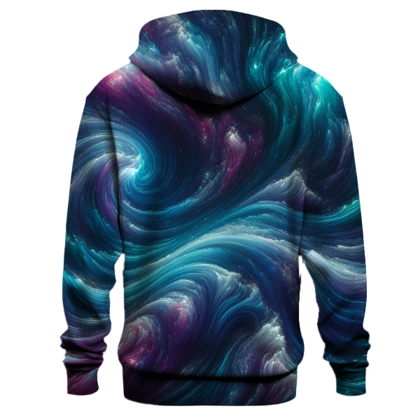 Cosmic Waves Tie-dye Design Hoodie