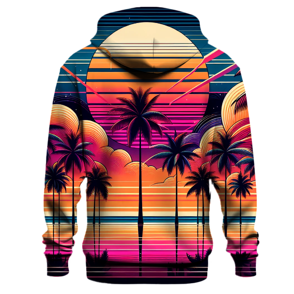 Retro Miami Dreamscape Hoodie