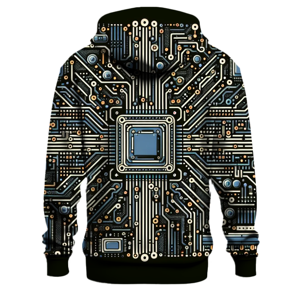 Futuristic Circuitry Vision Hoodie