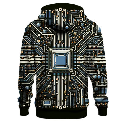 Futuristic Circuitry Vision Hoodie