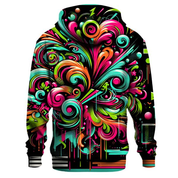 Neon Splash Revolution Hoodie