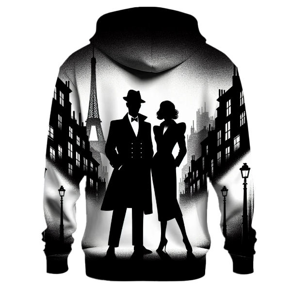 Vintage Film Noir Aesthetic Hoodie