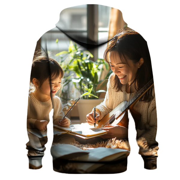 Loving Lyrics Creating a Personalized Song Together Hoodie