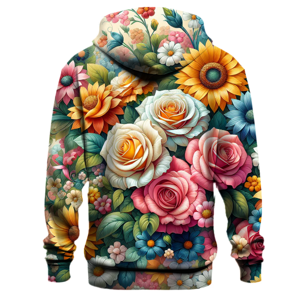 Floral Whimsy Delight Hoodie