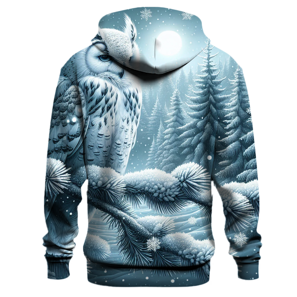 Snowy Owl Holiday Harmony Hoodie