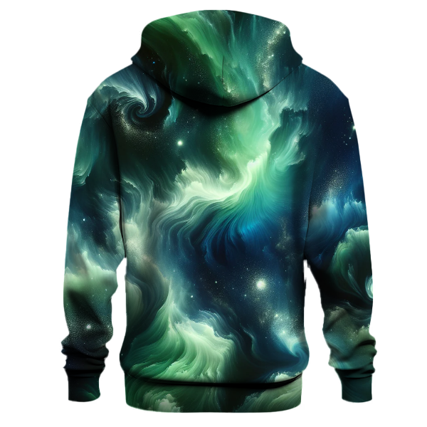 Aurora Cosmic Spiral Hoodie