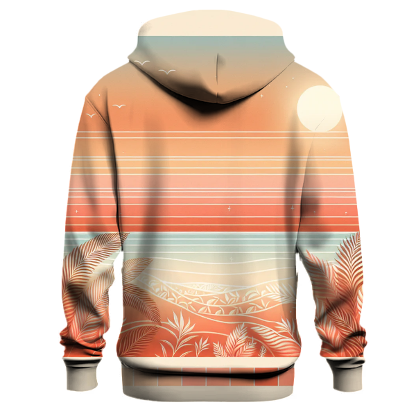 Sunset Oasis Gradient Hoodie