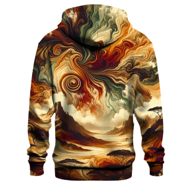 Bold Safari Tie-Dye Hoodie