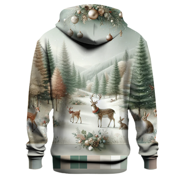 Enchanting Christmas Woodland Hoodie