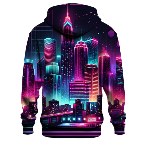 Electro City Skyline Hoodie