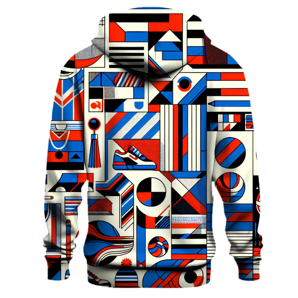 Funky 80s Sportswear Hoodie