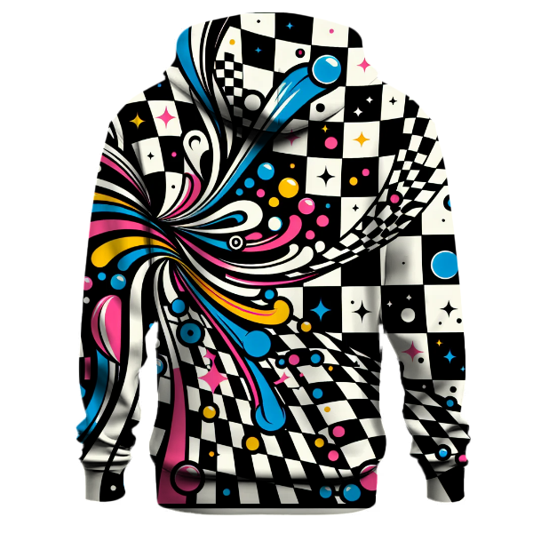 Classic 70s Checkerboard Dreams Hoodie