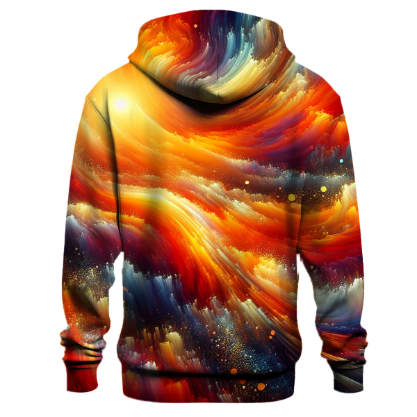 Sunset Fire Tie-dye Hoodie