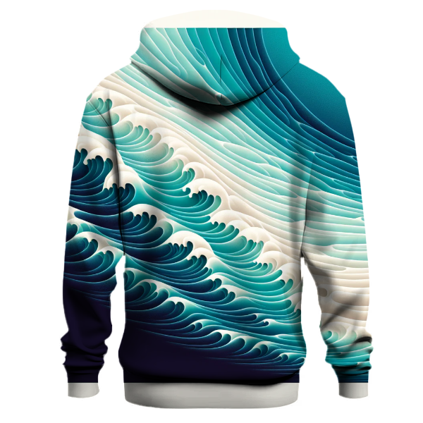 Ocean Wave Wash Hoodie