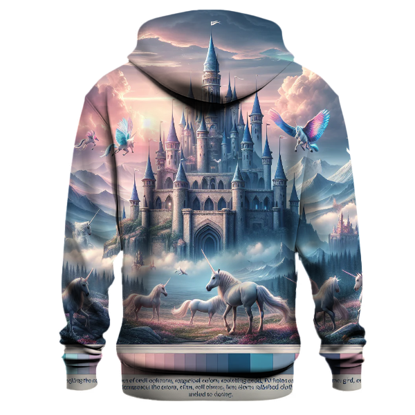 Fantasy Unicorn Castle Hoodie
