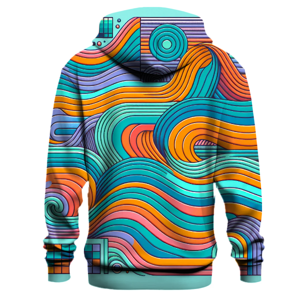 Groovy Rainbow Pathways Hoodie