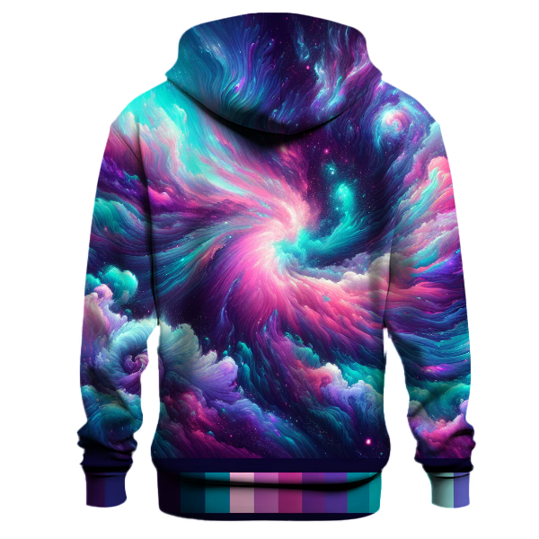Neon Nebula Fusion Hoodie