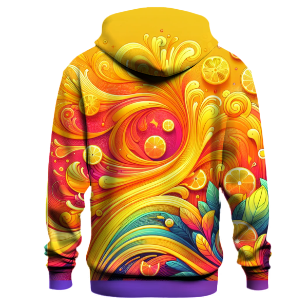 Vivid Citrus Burst Hoodie