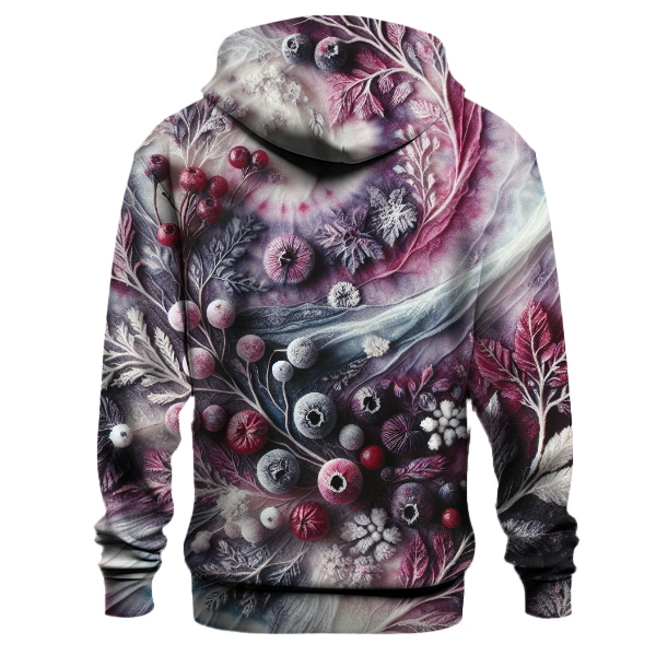 Frosted Berry Tie-dye Design Hoodie