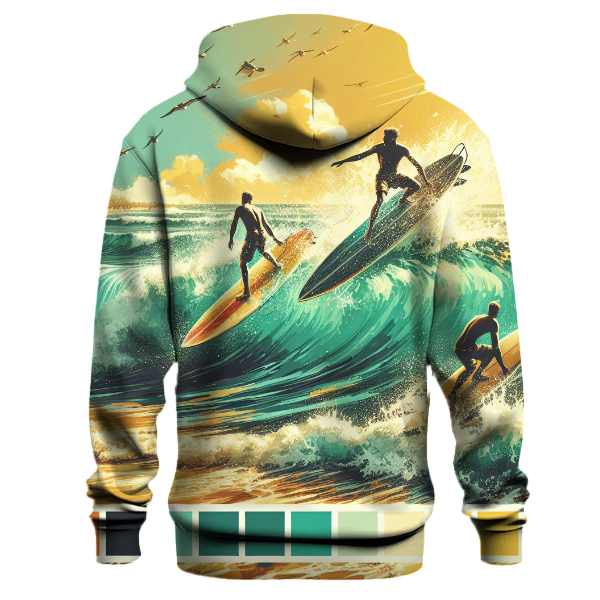 Surfing - Ocean Wave Rider Hoodie